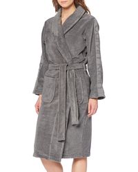 Calvin Klein Damen Robe Bademantel - Grigio