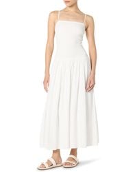 The Drop - 's Florencia Smocked Bodice Linen Maxi Dress - Lyst