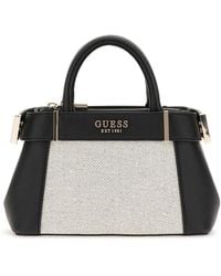 Guess - Anadela Mini Satchel Umhängetasche - Lyst