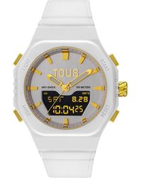 Tous - Orologio analogico/digitale in acciaio con cinturino in nylon Bet - Lyst