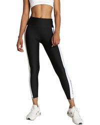 PUMA - Leggings da Training a Vita Alta Fit da Donna 3XL Black White - Lyst