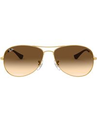 Ray-Ban - Rb3362 Cockpit Aviator Sunglasses - Lyst