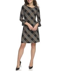 Tommy Hilfiger - Dress Shift,black Multi,10 - Lyst