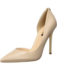 Guess - Leren Pump Schoenen Met Hak Voor - Lyst