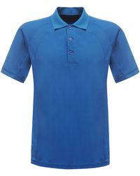 Regatta Professional S Coolweave Short Sleeve Polo Shirt - Blue