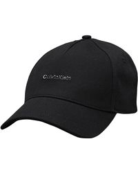 Calvin Klein - Calvin Lettering Canvas Cap K60K612764 Kappe - Lyst