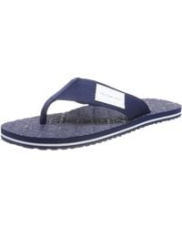 Calvin Klein - Beach Sandal Woven Patch Flip Flop - Lyst