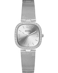 Guess - Quartz Watch With Stainless Steel Strap - Lyst