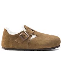 Birkenstock - Sandalen london vl shearling tea - Lyst