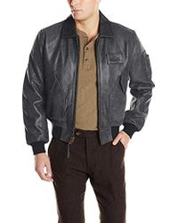 alpha industries leather jacket
