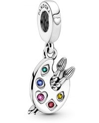 PANDORA - Artist's Palette Dangle Charm - Lyst