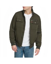 Levi's - Stand Collar Utility Bomber - Lyst