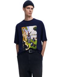 Desigual - T-Shirt Mit Malereidruck - Lyst