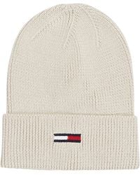 Tommy Hilfiger - Flag Logo Knitted Beanie Hat - Lyst