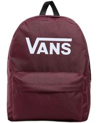 Vans - , Old Skool Print Backpack-b Port Royale-white, One Size - Lyst