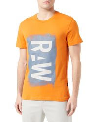 G-Star RAW - Painted Raw Gr R T Camiseta - Lyst