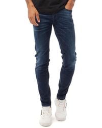 DIESEL - Troxer R79K6 Pantalon en jean pour homme Coupe droite et ajustée - Lyst