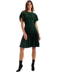 Ted Baker - S Wmd-alenha-knitted Angel Sleeve Mini Business Casual Dress - Lyst