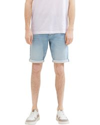 Tom Tailor - Slim Jogg-Jeans Bermuda Shorts mit hohem Stretch - Lyst