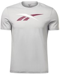 Reebok - Training Essentials Vector Logo T-Shirt - Lyst