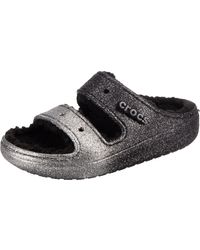 Crocs™ - Classic Cozzzy Glitter Sandal Pantoletten - Lyst