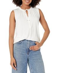 Tommy Hilfiger - S Blouse Work Top Sleeveless Knit Shirt - Lyst