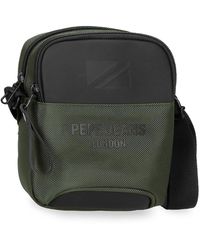 Pepe Jeans - Bromley Shoulder Bag Small Green 12x16x3.5cm Polyester - Lyst