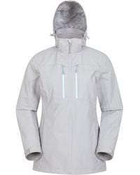 Mountain Warehouse - Rainforest S Jacket -waterproof Rain Coat With Pockets & Adjustable Hem - Lyst