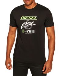 DIESEL - T-diegos-k34 Maglietta T-shirt Crew Neck - Lyst