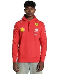 PUMA - Scuderia Ferrari Team Hoodie - Lyst