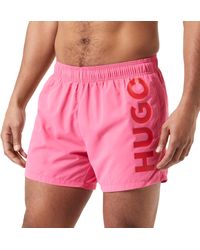 HUGO - ABAS Shorts ,Medium Pink660,M - Lyst