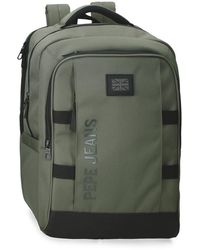 Pepe Jeans - Matlock Mochila para Portátil 15,6 Pulgadas Verde 31x44x15 cms Piel Sintética y Poliéster by Joumma Bags - Lyst