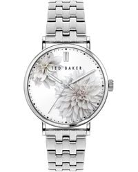 Ted Baker - Phylipa Peonia Stainless Steel Silver Bracelet - Lyst