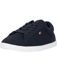 Tommy Hilfiger - Flag Lace Up Sneaker Knit Fw0fw08074 Cupsole - Lyst
