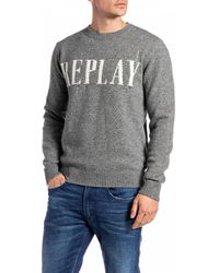 Replay - Pullover Aged Wollmix - Lyst