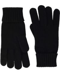 lacoste leather gloves