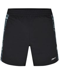 Reebok - Camo Geweven Shorts - Lyst
