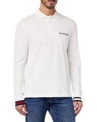 Tommy Hilfiger - Flag Cuff Long-sleeve Polo Shirt Cotton - Lyst