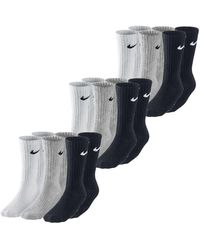 Nike - 9 paia di calzini in taglie da 34 a 38 fino a 46 – 50 nero e - Lyst