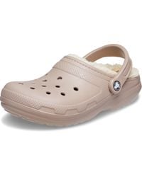 Crocs™ - Classic Lined Warm and Fuzzy Slippers Clog - Lyst