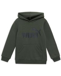 PUMA - Sweatshirt Merk Ess Big Logo Hoodie Fl B - Lyst