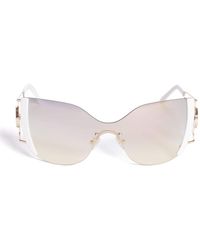 Guess - Gu7719 White/light Grey 0/0/120 Women Sunglasses - Lyst