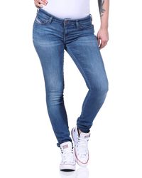 DIESEL - Skinzee-Low-S Super Slim-Skinny Low Waist Jeans Farbe: R88VA; Größe: 28W / 32L - Lyst