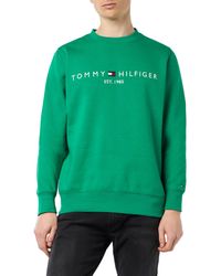 Tommy Hilfiger - Sweat Tommy Logo Sans Capuche - Lyst