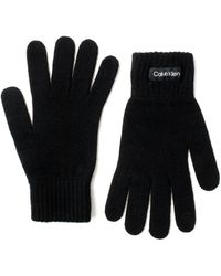 Calvin Klein Organic Ribs Gloves - Black