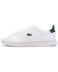 Lacoste - Scarpe da ginnastica bianche/verdi da donna Carnaby Set - Lyst