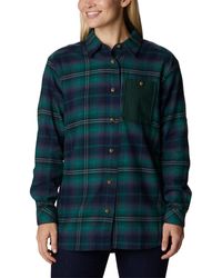 Columbia - Holly Hideaway Flannel Shirt Hiking - Lyst