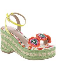 Betsey Johnson - Marabela Wedge Heel Sandal - Lyst