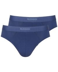 Sloggi - Ever Ease Brief 2P Deep Cobalt - Lyst