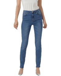 Vero Moda - Female Skinny Jeans VMSOPHIA Hohe Taille Skinny Fit Jeans - Lyst